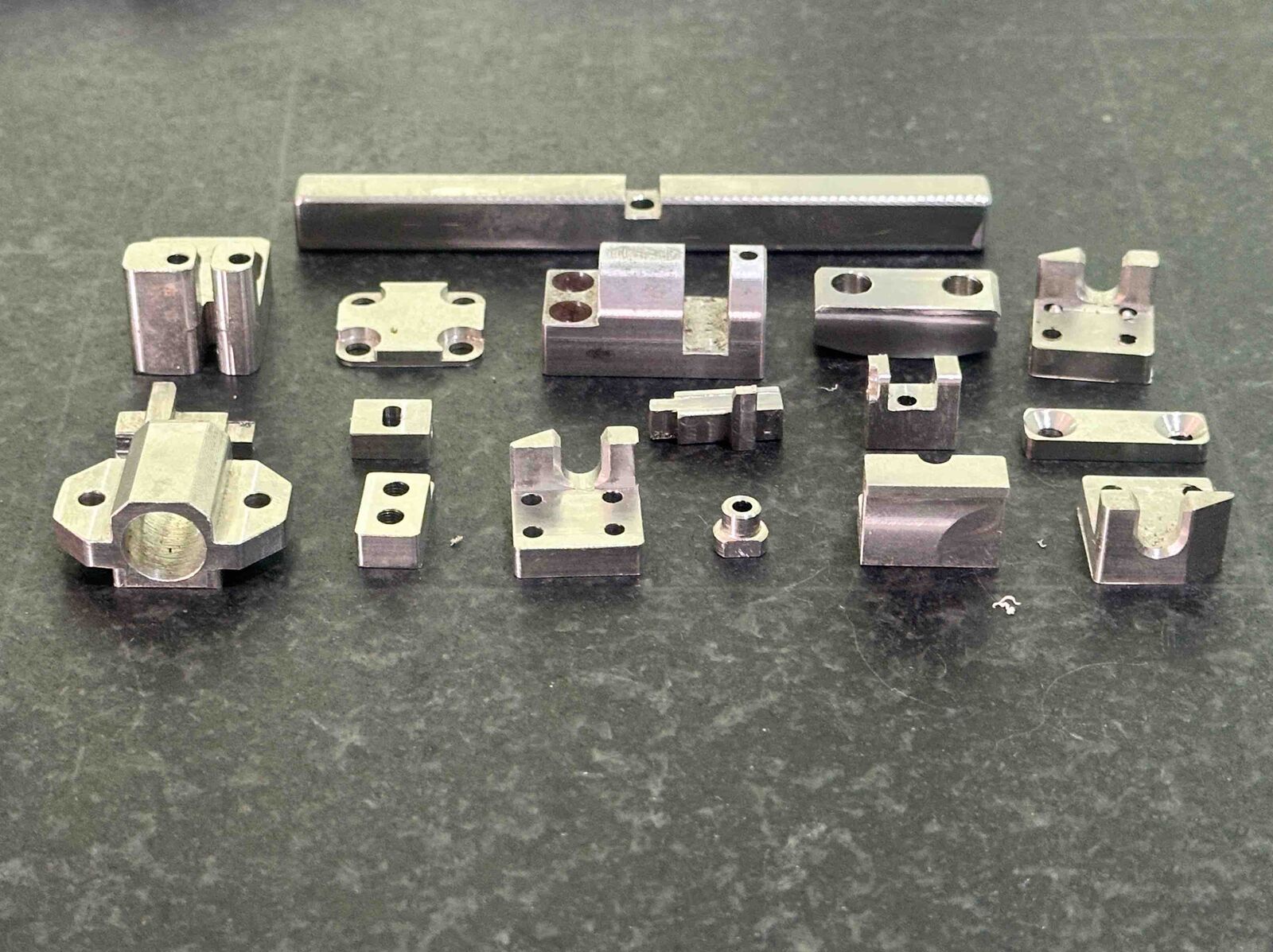 Machined jig and fixture blocks