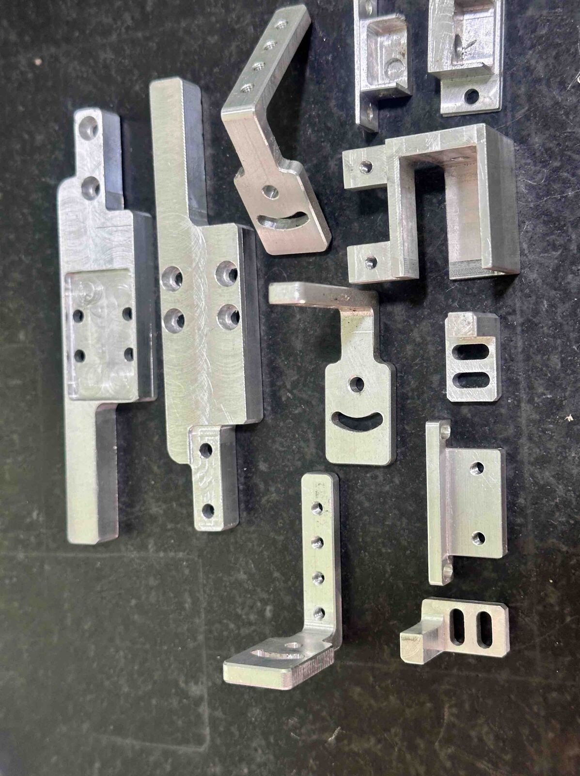 Machined assembly sub-components set