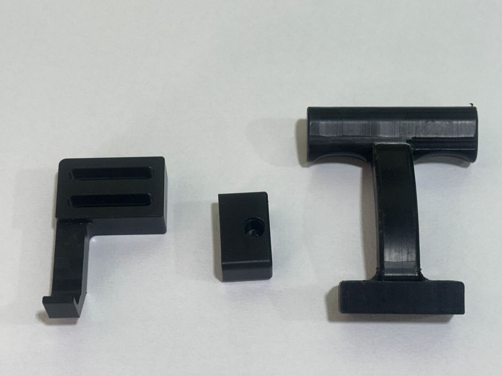 Black engineering plastic machined blocks